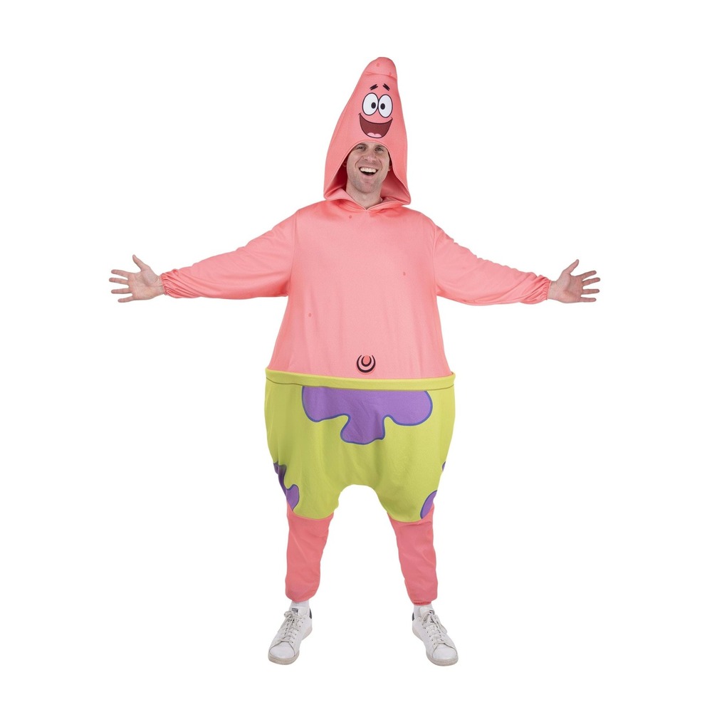 Kids Spongebob Squarepants Patrick Star Costume One Piece Jumpsuit Size M